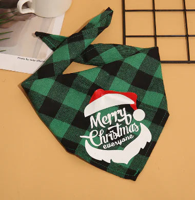 Dog Christmas Plaid Bandanas - Petopia | Products for dogs