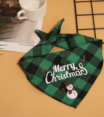 Dog Christmas Plaid Bandanas - Petopia | Products for dogs