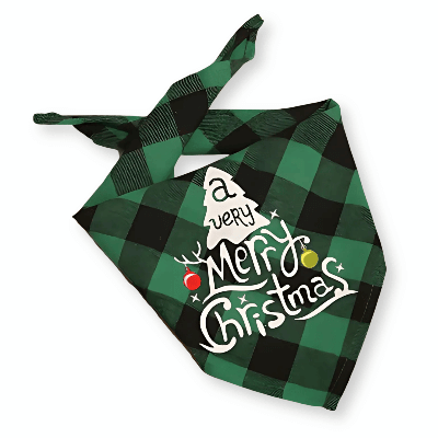 Dog Christmas Plaid Bandanas - Petopia | Products for dogs