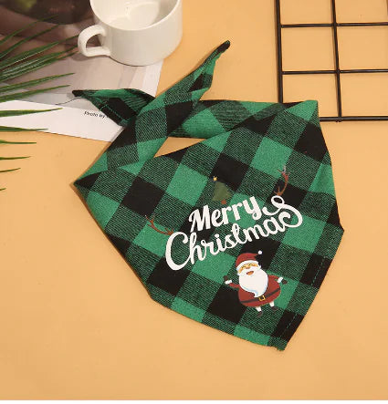 Dog Christmas Plaid Bandanas - Petopia | Products for dogs