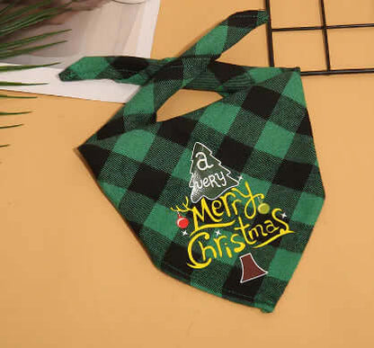 Dog Christmas Plaid Bandanas - Petopia | Products for dogs