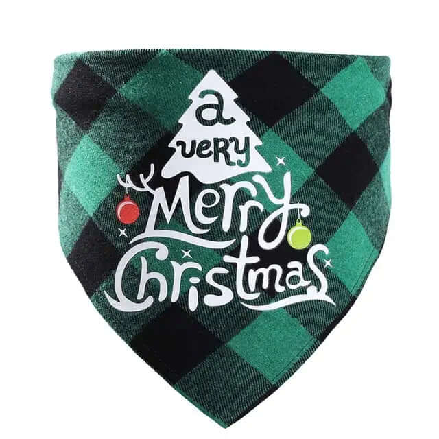 Dog Christmas Plaid Bandanas - Petopia | Products for dogs