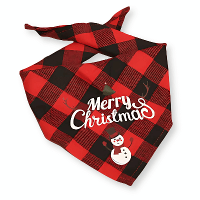 Dog Christmas Plaid Bandanas - Petopia | Products for dogs