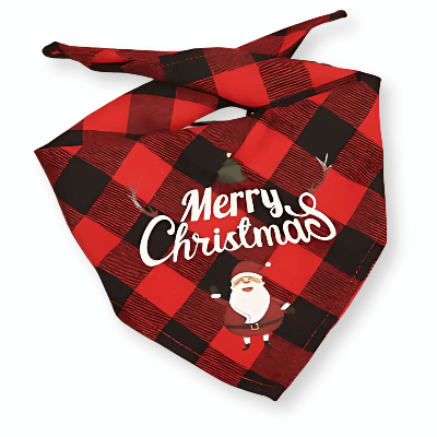 Dog Christmas Plaid Bandanas - Petopia | Products for dogs