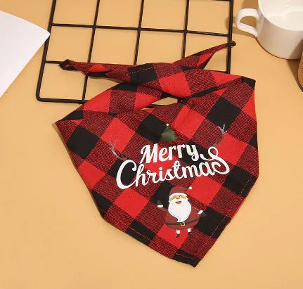 Dog Christmas Plaid Bandanas - Petopia | Products for dogs