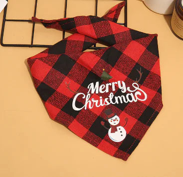 Dog Christmas Plaid Bandanas - Petopia | Products for dogs